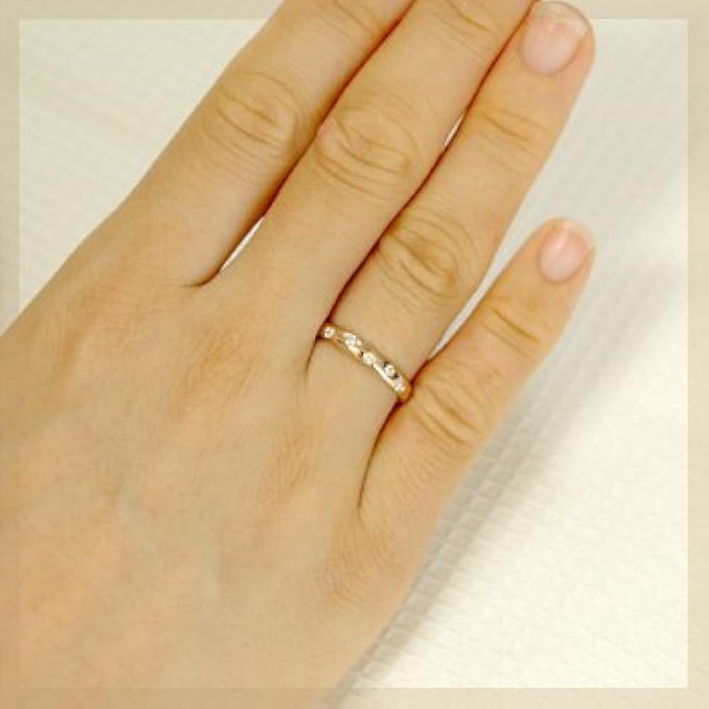 ふ*ん様 K18YG ☆ 5pダイヤモンド ドッツリング K18YG ☆ 5pダイヤモンド ドッツリング - メルカリ